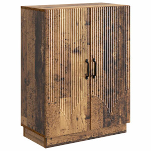 vidaXL Dressoir Oud hout 66 x 34,5 x 87 cm Bewerkt hout