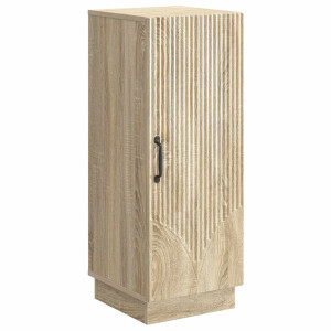 vidaXL Dressoir Sonoma Eiken 33 x 34,5 x 87 cm Bewerkt hout