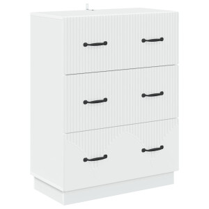 vidaXL Ladenkast Wit 66 x 34,5 x 87 cm Bewerkt hout