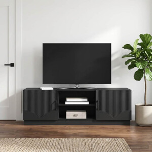 vidaXL TV-kast Zwart 150 x 31 x 47 cm Bewerkt hout
