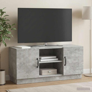 vidaXL TV-kast Betongrijs 102 x 34,5 x 47 cm Bewerkt hout