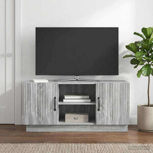 vidaXL TV-kast Grijs sonoma 102 x 34,5 x 47 cm Bewerkt hout
