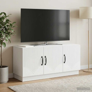 vidaXL TV-kast Wit 99 x 34,5 x 47 cm Bewerkt hout