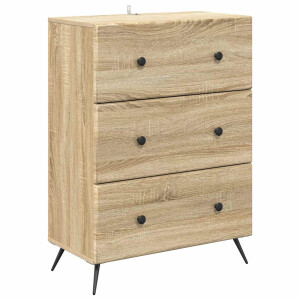 vidaXL Ladenkast Sonoma Eiken 66 x 34,5 x 90 cm Bewerkt hout