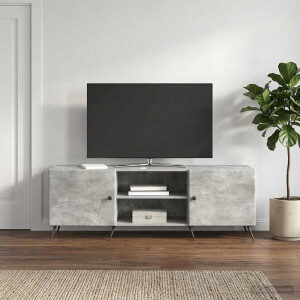 vidaXL TV-kast Betongrijs 150 x 31 x 50 cm Bewerkt hout