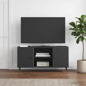 vidaXL TV-kast Zwart 102 x 34,5 x 50 cm Bewerkt hout