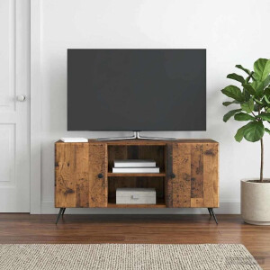vidaXL TV-kast Oud hout 102 x 34,5 x 50 cm Bewerkt hout