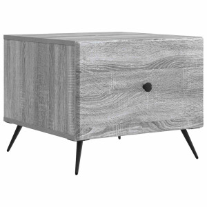 vidaXL Salontafel met lade Grijs sonoma 49 x 50 x 40 cm Bewerkt hout