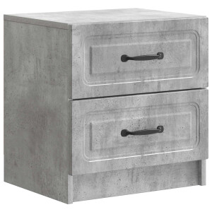 vidaXL Nachtkastje Betongrijs 43 x 34,5 x 44,5 cm Bewerkt hout