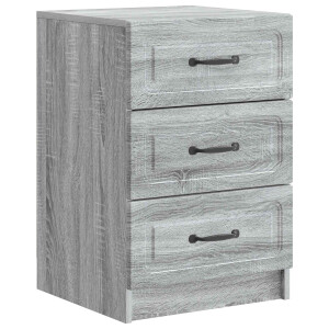 vidaXL Nachtkastje Grijs sonoma 43 x 41 x 63,5 cm Bewerkt hout