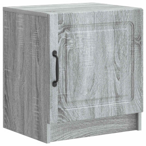 vidaXL Nachtkastje Grijs sonoma 43 x 34,5 x 47 cm Bewerkt hout