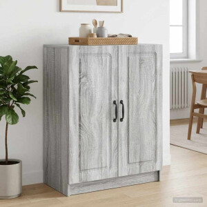 vidaXL Dressoir Grijs sonoma 66 x 34,5 x 87 cm Bewerkt hout