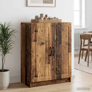 vidaXL Dressoir Oud hout 66 x 34,5 x 87 cm Bewerkt hout