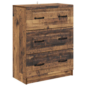 vidaXL Ladenkast Oud hout 66 x 34,5 x 87 cm Bewerkt hout