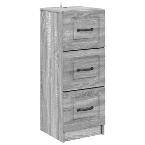 vidaXL Ladenkast Grijs sonoma 33 x 34,5 x 87 cm Bewerkt hout