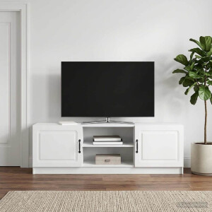 vidaXL TV-kast Wit 150 x 31 x 47 cm Bewerkt hout