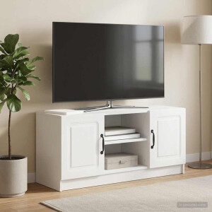 vidaXL TV-kast Wit 102 x 34,5 x 47 cm Bewerkt hout