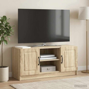 vidaXL TV-kast Sonoma Eiken 102 x 34,5 x 47 cm Bewerkt hout