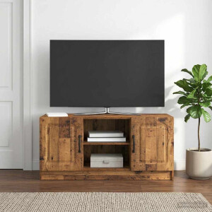 vidaXL TV-kast Oud hout 102 x 34,5 x 47 cm Bewerkt hout