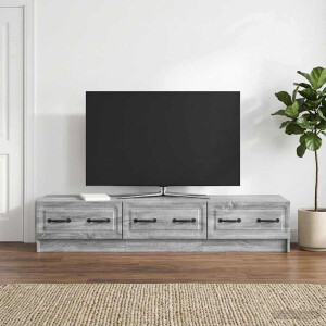 vidaXL TV-kast met lade Grijs sonoma 147 x 34,5 x 27 cm Bewerkt hout