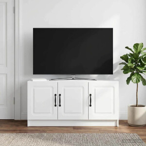 vidaXL TV-kast Wit 99 x 34,5 x 47 cm Bewerkt hout