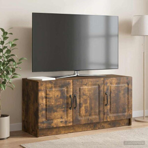 vidaXL TV-kast Gerookt eiken 99 x 34,5 x 47 cm Bewerkt hout