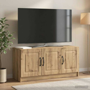 vidaXL TV-kast Artisanaal eiken 99 x 34,5 x 47 cm Bewerkt hout