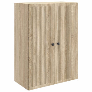 vidaXL Wandkast Sonoma Eiken 66 x 34,5 x 90 cm Bewerkt hout