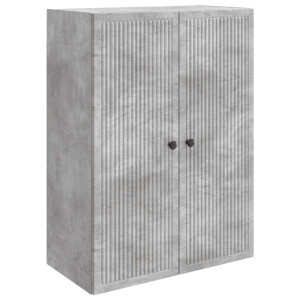 vidaXL Wandkast Betongrijs 66 x 34,5 x 90 cm Bewerkt hout