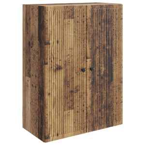 vidaXL Wandkast Oud hout 66 x 34,5 x 90 cm Bewerkt hout