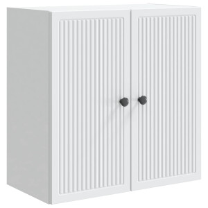 vidaXL Wandkast Wit 59 x 31 x 60 cm Bewerkt hout