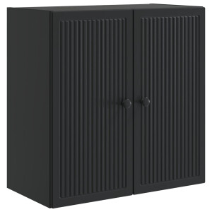 vidaXL Wandkast Zwart 59 x 31 x 60 cm Bewerkt hout