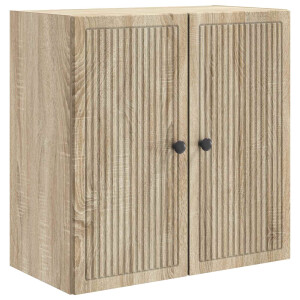 vidaXL Wandkast Sonoma Eiken 59 x 31 x 60 cm Bewerkt hout