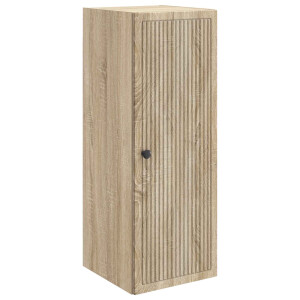 vidaXL Wandkast Sonoma Eiken 33 x 34,5 x 90 cm Bewerkt hout