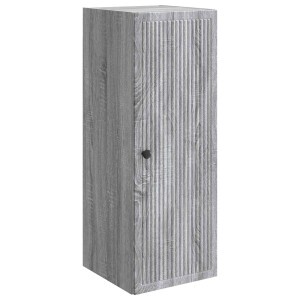 vidaXL Wandkast Grijs Sonoma 33 x 34,5 x 90 cm Bewerkt hout