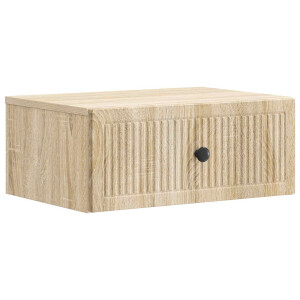 vidaXL Nachtkastje Sonoma Eiken 49 x 34,5 x 20 cm Bewerkt hout