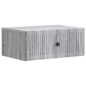 vidaXL Nachtkastje Grijs sonoma 49 x 34,5 x 20 cm Bewerkt hout