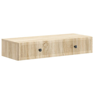 vidaXL Wandmontage Zijtafel Sonoma Eiken 87,5 x 34,5 x 17 cm
