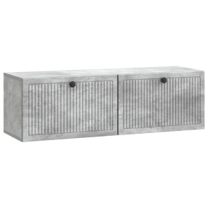 vidaXL Wandbeugel TV-kast Betongrijs 98 x 31 x 30 cm Bewerkt hout