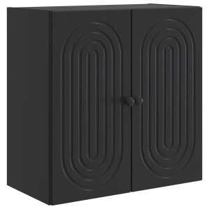 vidaXL Wandkast Zwart 59 x 31 x 60 cm Bewerkt hout
