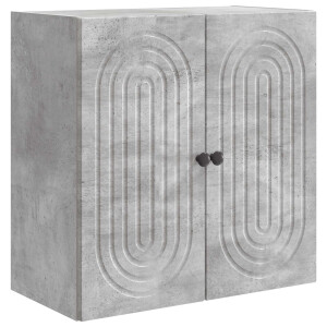 vidaXL Wandkast Betongrijs 59 x 31 x 60 cm Bewerkt hout
