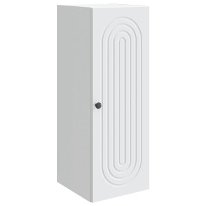 vidaXL Wandkast Wit 33 x 34,5 x 90 cm Bewerkt hout