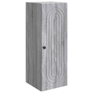 vidaXL Wandkast Grijs Sonoma 33 x 34,5 x 90 cm Bewerkt hout