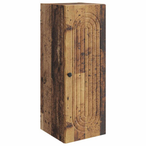 vidaXL Wandkast Oud hout 33 x 34,5 x 90 cm Bewerkt hout
