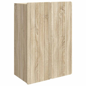 vidaXL Wandkast Sonoma Eiken 66 x 34,5 x 92 cm Bewerkt hout