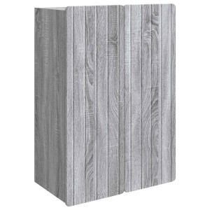 vidaXL Wandkast Grijs Sonoma 66 x 34,5 x 92 cm Bewerkt hout