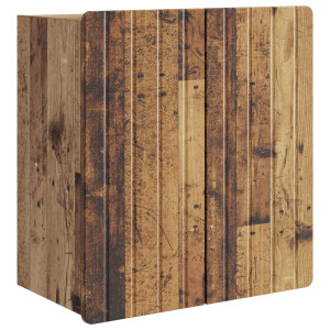 vidaXL Wandkast Oud hout 59 x 31 x 64 cm Bewerkt hout