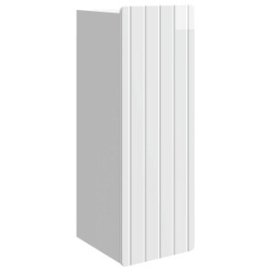 vidaXL Wandkast Hoogglans Wit 33 x 34,5 x 94 cm Bewerkt hout