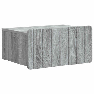 vidaXL Wandbeugel Bedkast Grijs sonoma 49 x 34,5 x 24 cm Bewerkt hout
