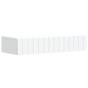 vidaXL Wandmontage Zijtafel Wit 87,5 x 34,5 x 17 cm Bewerkt hout